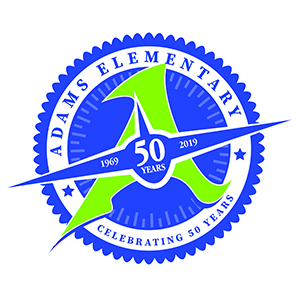 50 year school logo icon